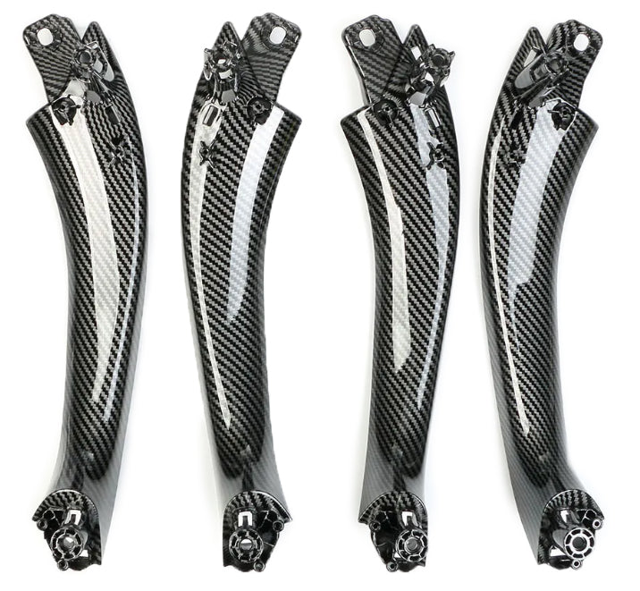 Griffe 4er Set Träger Zuziehgriff Carbon Look / Design für BMW X3 X4 G01 G02