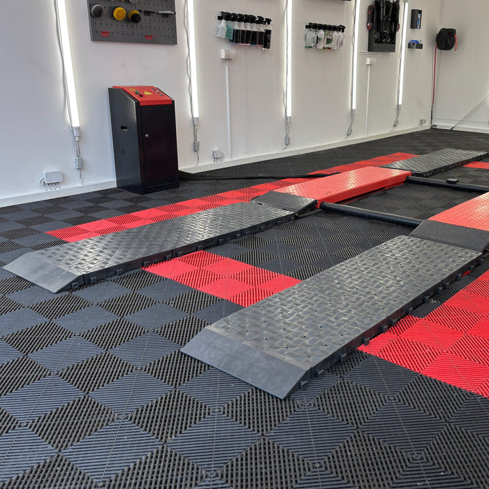 Auffahrrampen 4er SET XL für Scherenhebebühne